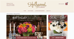 Desktop Screenshot of myhollywoodflorist.com